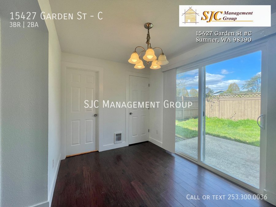 Three bedroom townhome for rent in Sumner property image