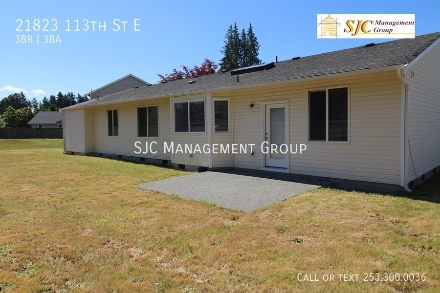 Four bed, 2.5 bath rambler for rent in Bonney Lake. property image