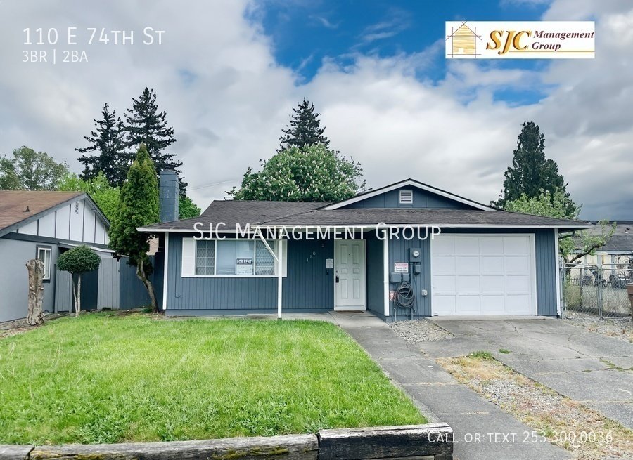 Three bedroom 1.5 bath home for rent in Tacoma property image