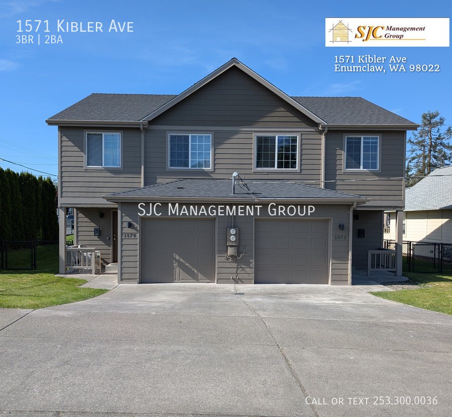 Feels Like New! 3 Bedroom/2 Bath Enumclaw Townhome property image