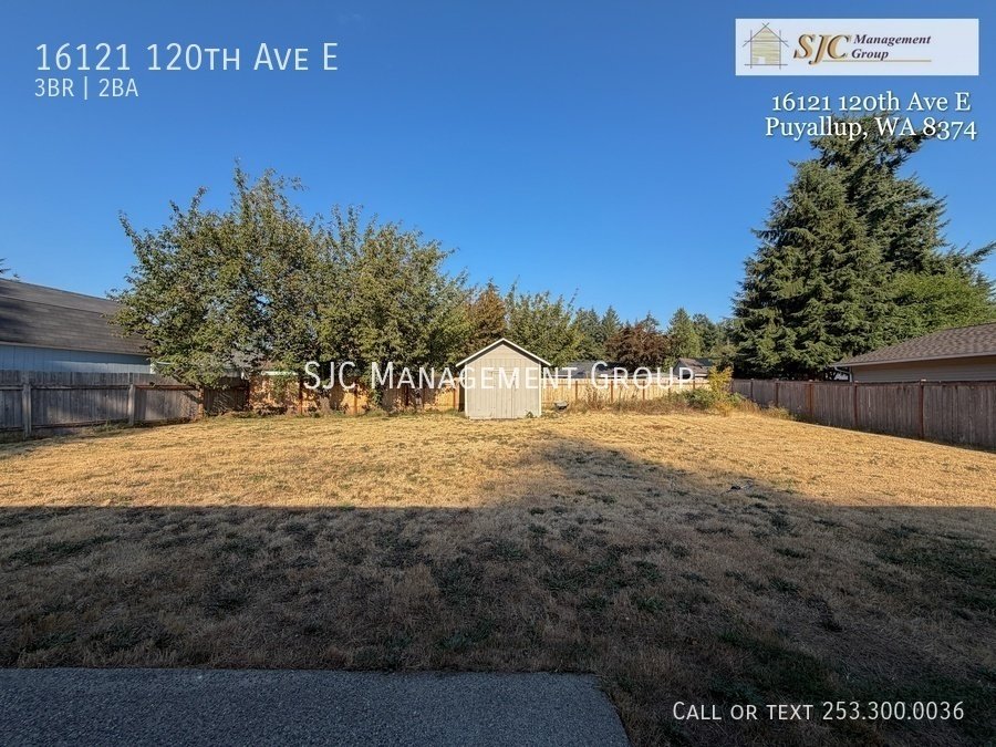 Lovely South Hill Rambler  3 bedrooms, Bonus Room +Huge yard! property image