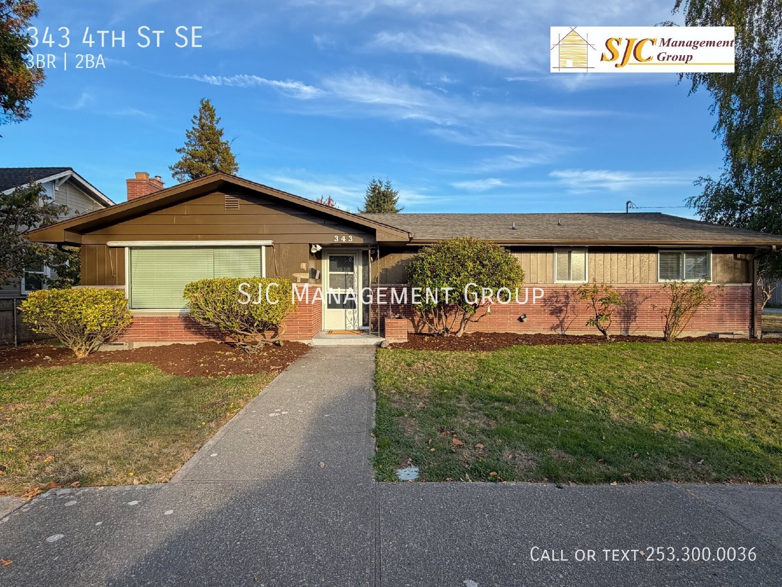 Three Bedroom 1.5 bath Rambler for Rent in Puyallup Valley property image