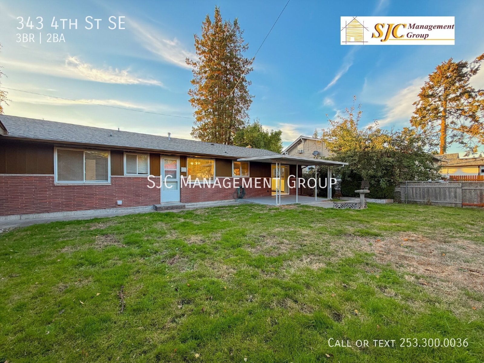 Three Bedroom 1.5 bath Rambler for Rent in Puyallup Valley property image