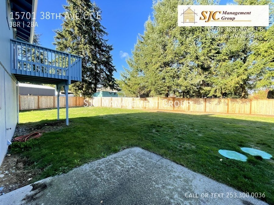 Three bedroom home for rent - Fredrickson-Spanaway Area property image