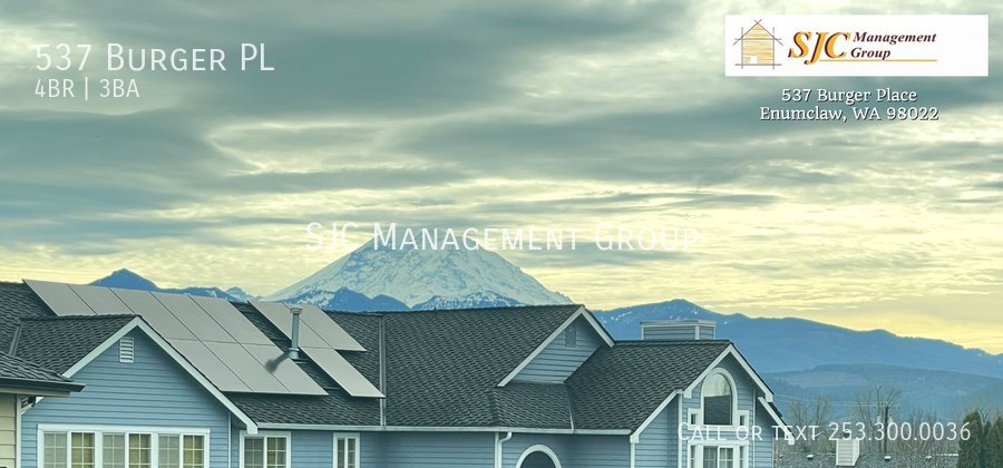 Four bedroom house for rent in Enumclaw property image