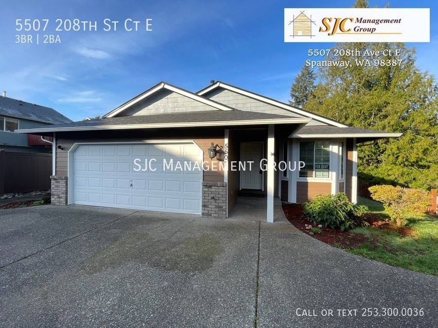 Three bedroom home for rent in Spanaway property image