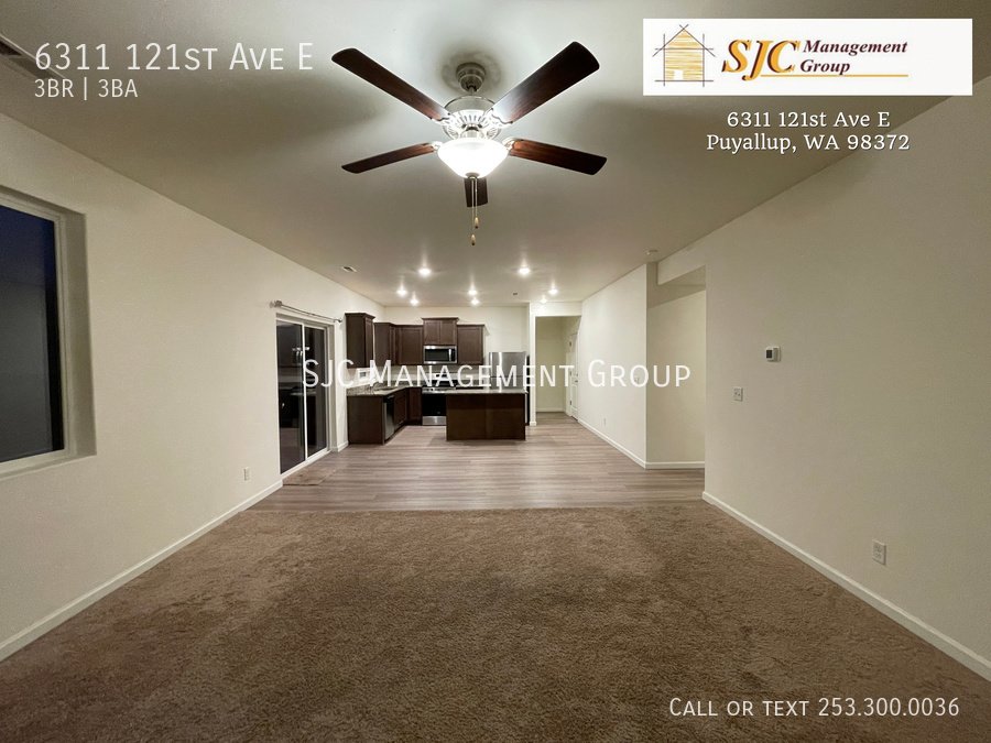 Three bedroom home for rent in PUyallup property image