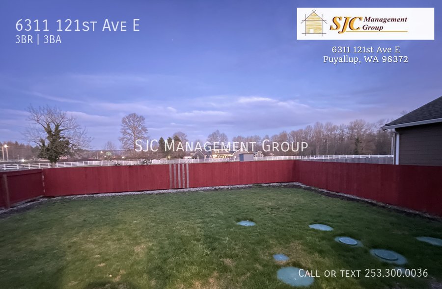 Three bedroom home for rent in PUyallup property image