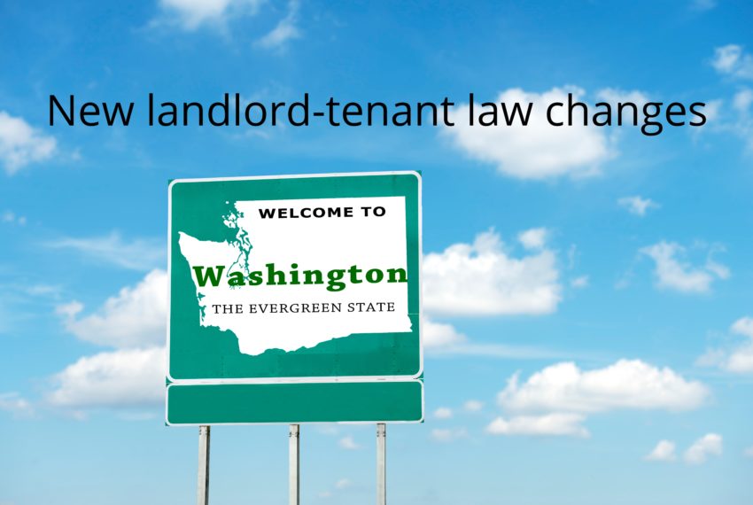 New LandlordTenant Laws in Washington State.